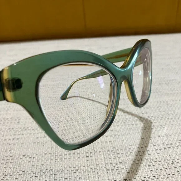 SEE Eyewear Eyeglasses Glasses Cat Eye Frames in Green Style 6971 - Picture 4 of 7